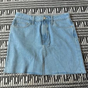 Mavi denim mini skirt, size 28. Like new condition